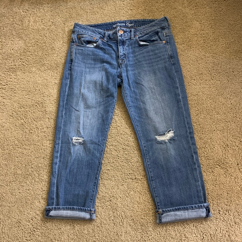 American eagle boy fit crop